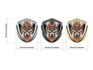 Daf Emblem Fender Badge High-End Look Drift Style